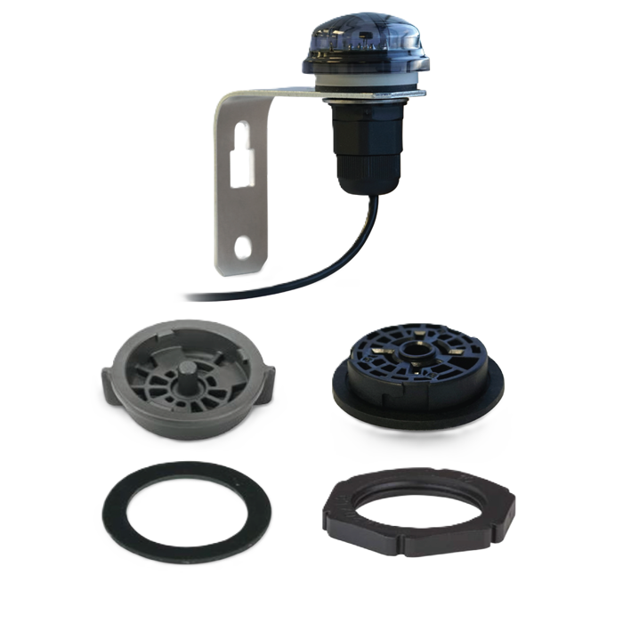 Zhaga photocell wall or pole mounting bracket